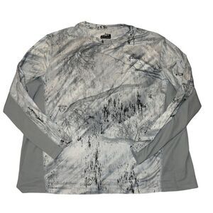 Men’s habit fisherman long sleeve shirt size 2XL white